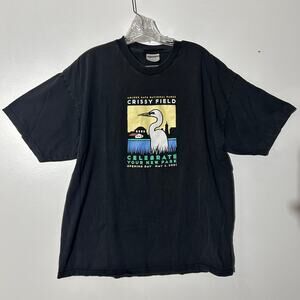 Vintage Hanes 2001 Golden Gate National Parks Opening Day Black T-Shirt Men’s XL